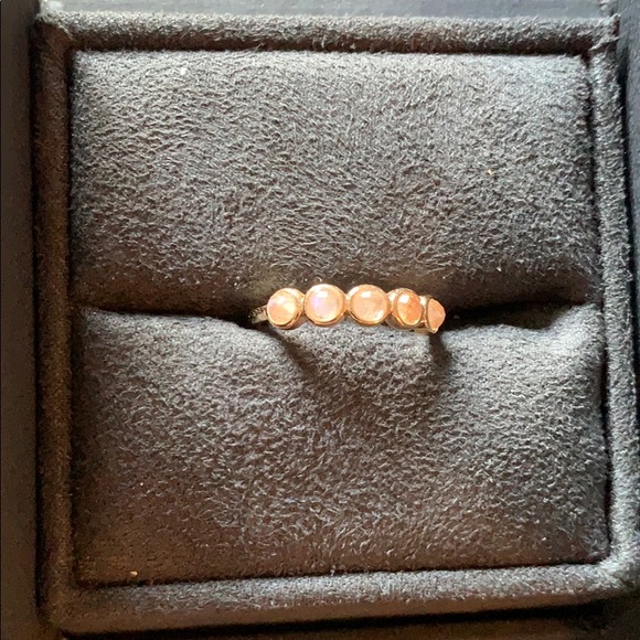 Melanie Auld Five Moonstone Ring